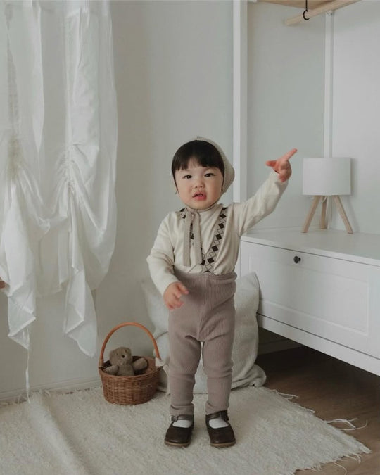 ダイヤサスペンダーベビーレギンス