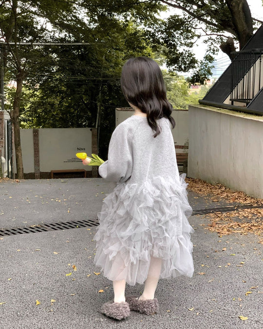 ラッフルチュールワンピース 260012.