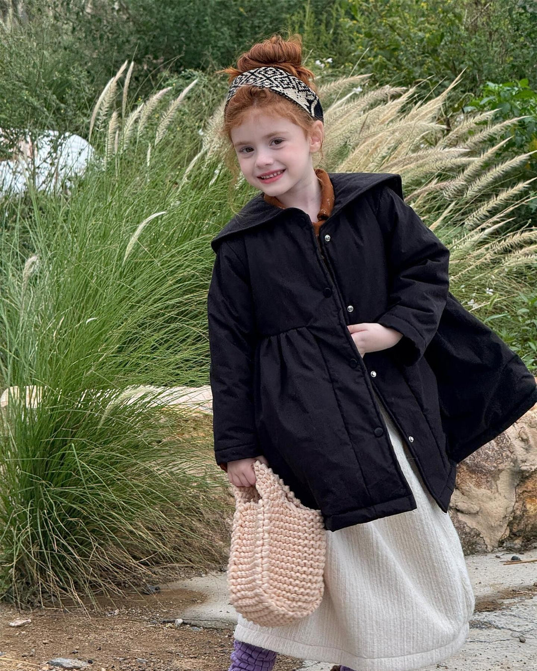 中綿Aラインジャケット