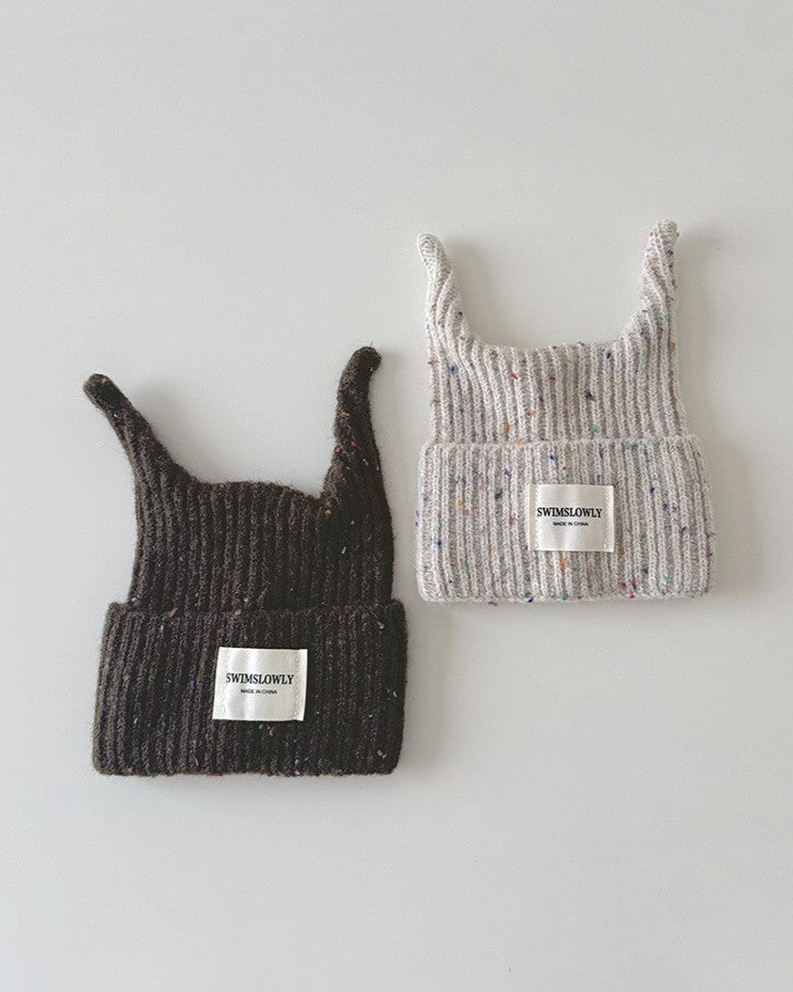 カラーネップミミビーニー