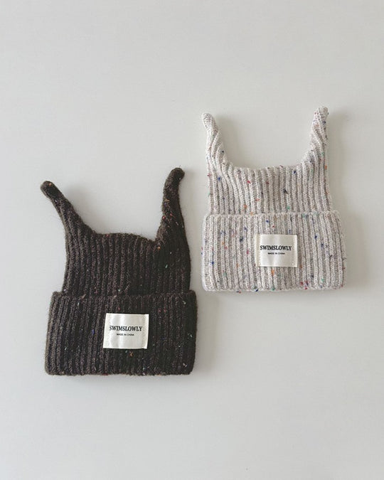 カラーネップミミビーニー