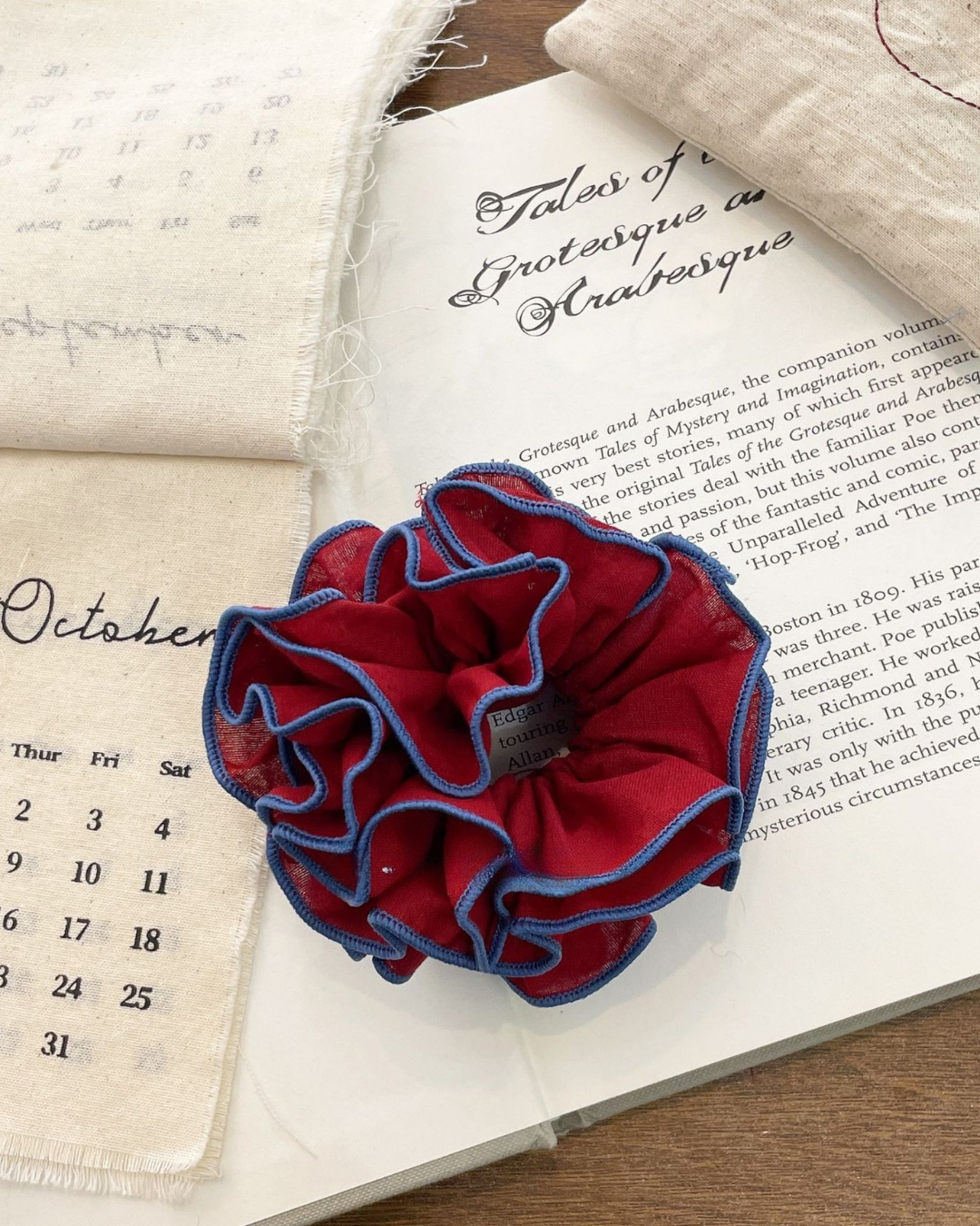 バイカラーシュシュ