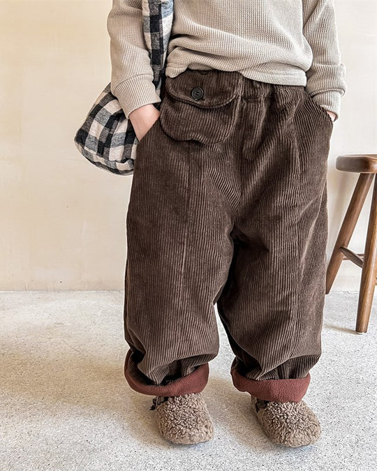 ウエストポケットコーデュロイパンツ
