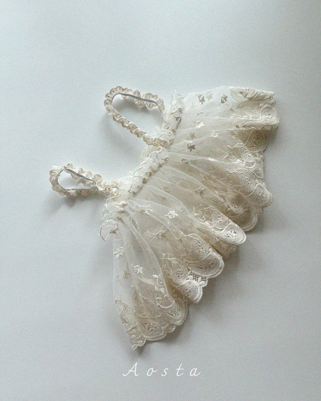 [aosta]lace strap bustier