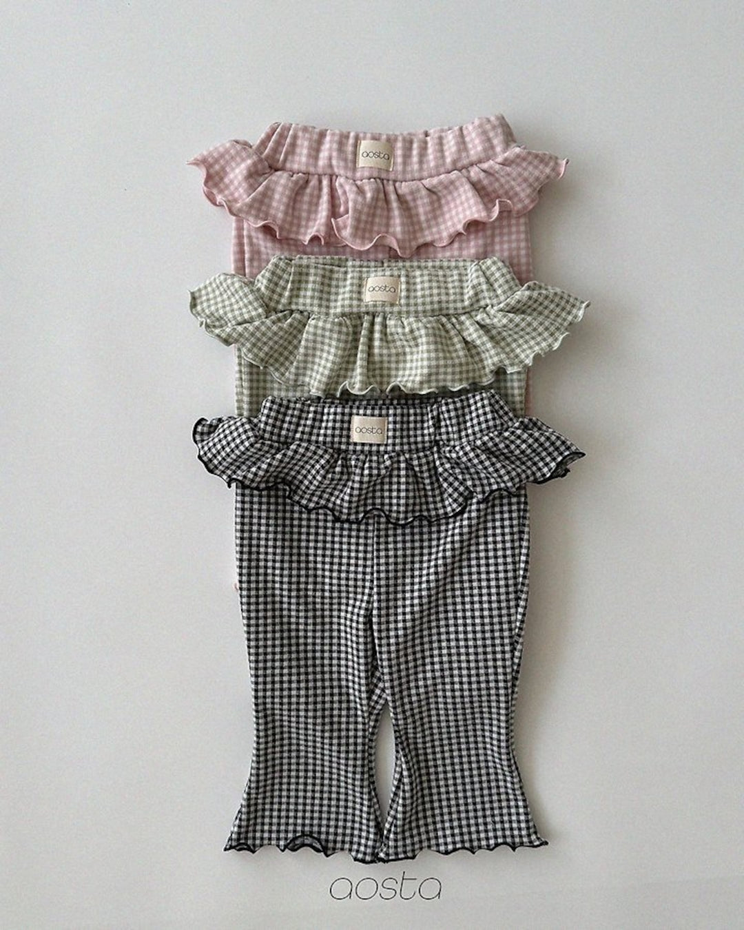 [AOSTA]Kiki Frill Pants