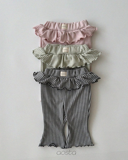 [AOSTA]Kiki Frill Pants