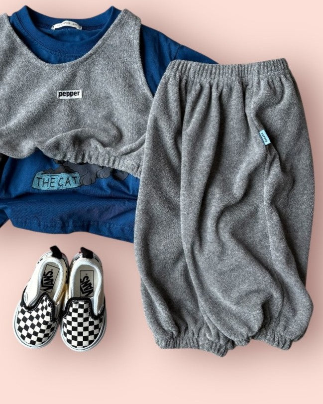 [pepper]terry jogger pants