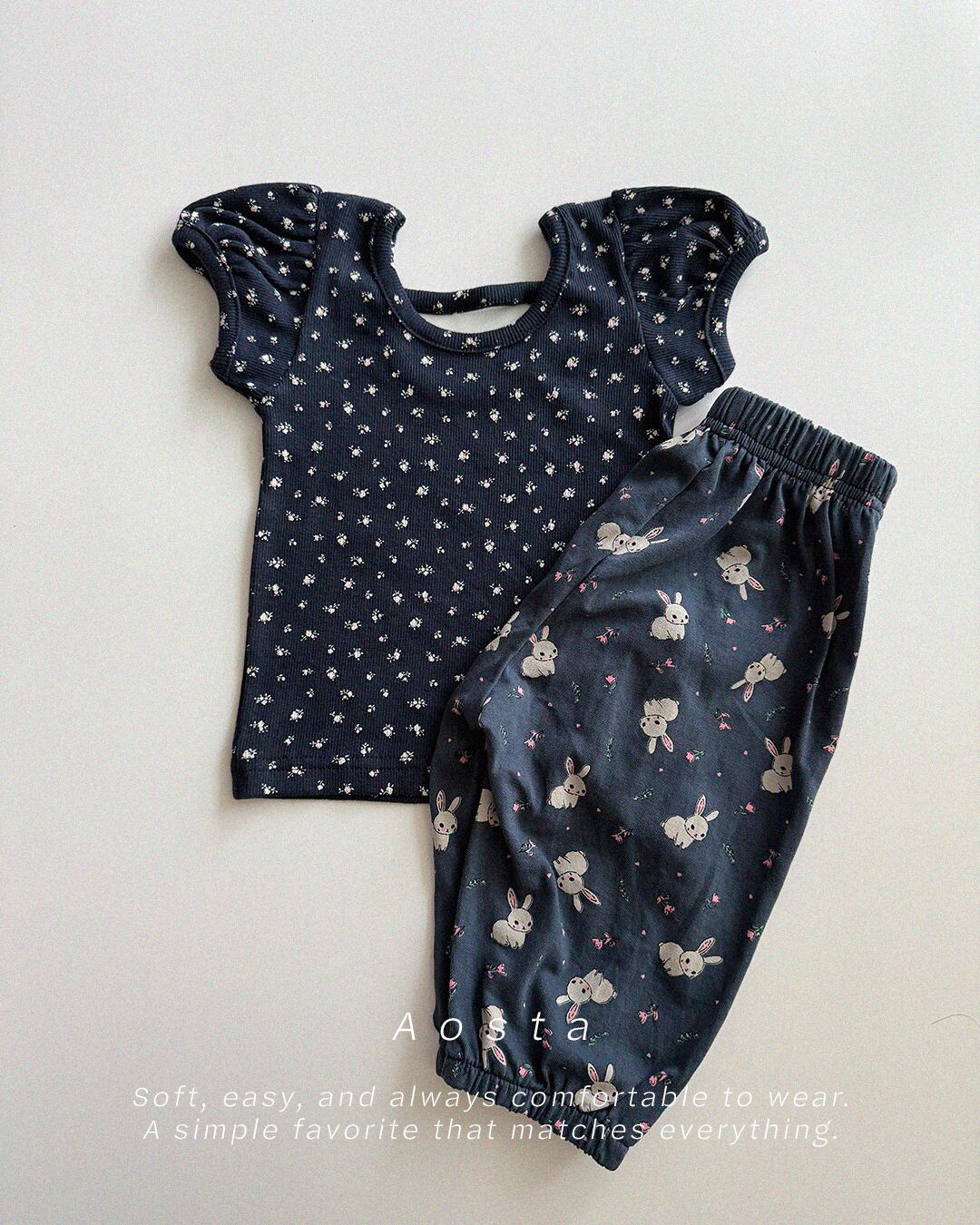 [aosta]open back puff blouse