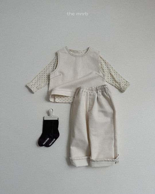 [minirobe]Basic Waffle Socks 3Set