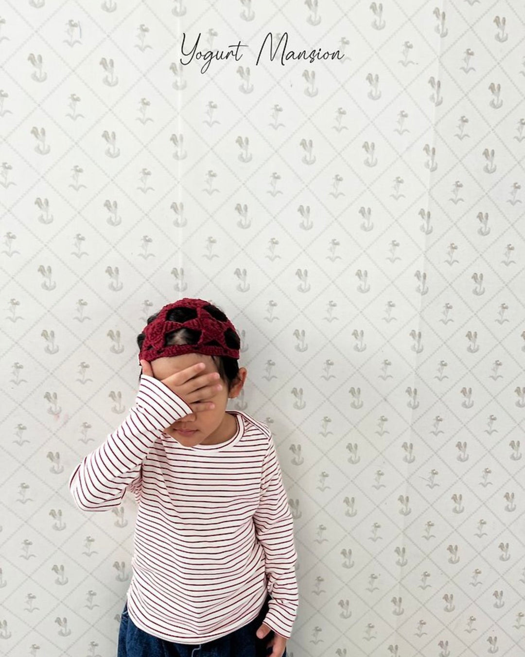 [yogurt mansion]rib stripe T