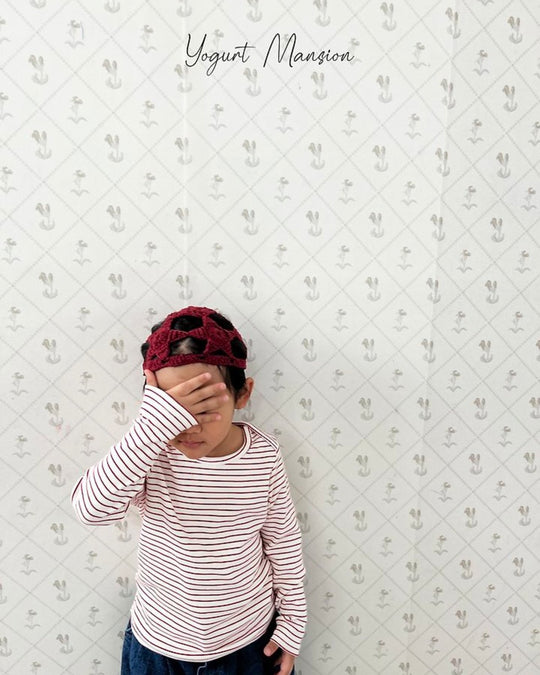 [yogurt mansion]rib stripe T
