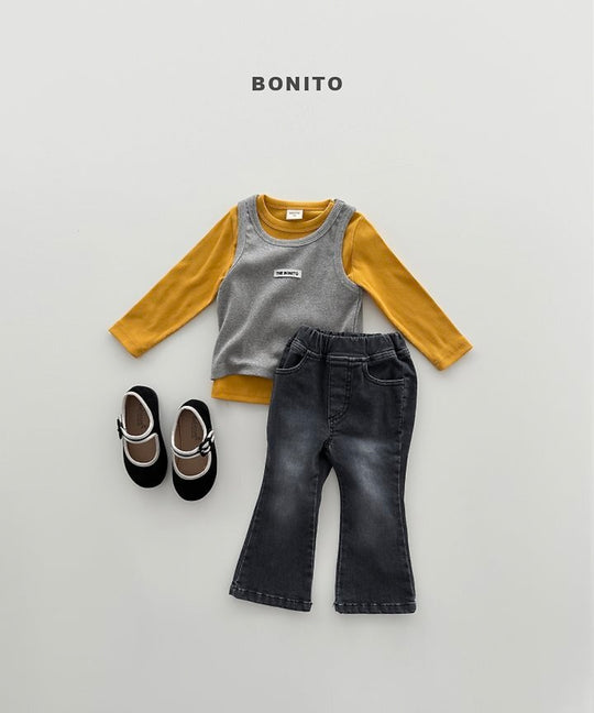 [BONITO]カラーリブT