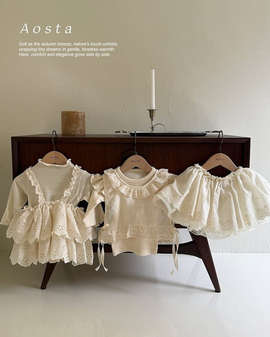 [AOSTA]Lace Cancan Blouse