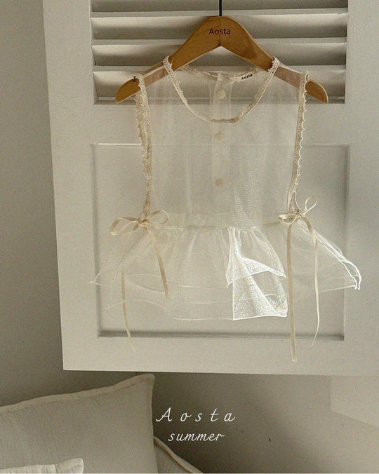 [aosta]lace simple vest