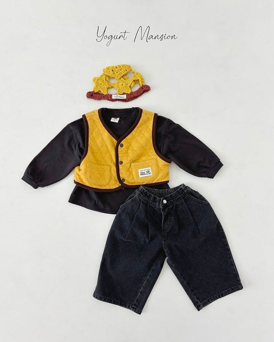 [yogurt mansion]caramel vest