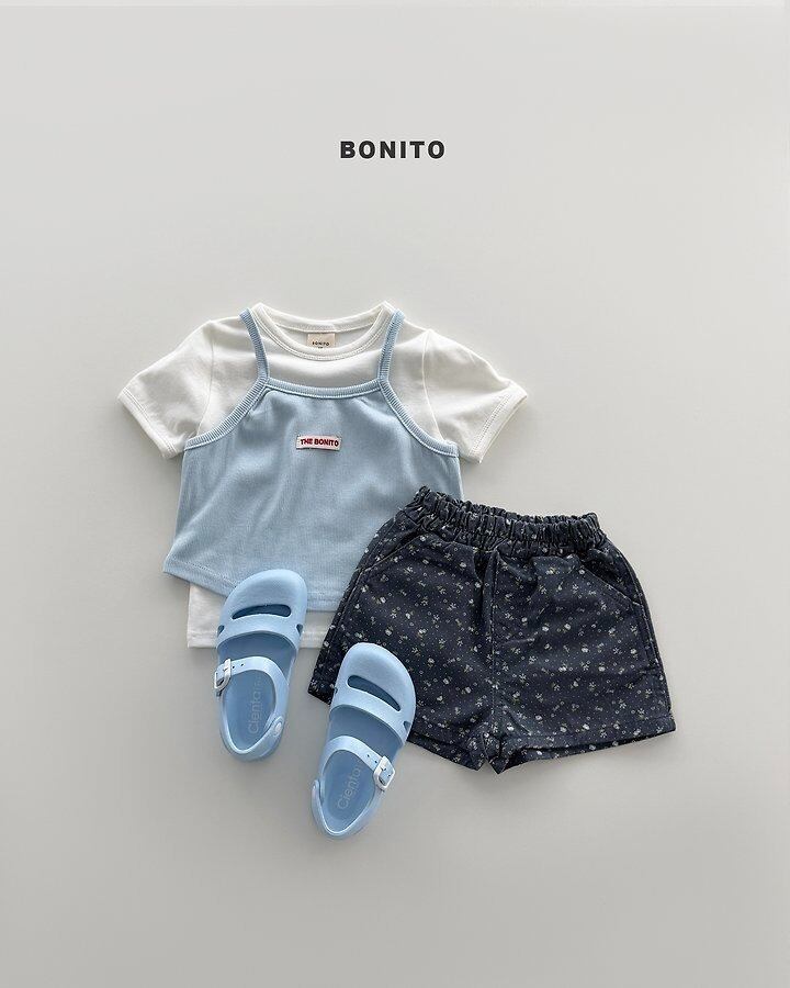 [BONITO] ribbed layer sleeveless