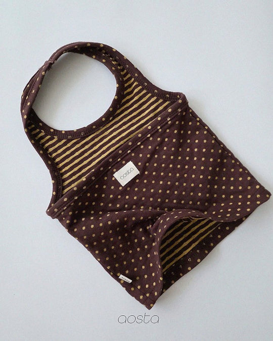 [AOSTA]Choco Chip Halter Neck