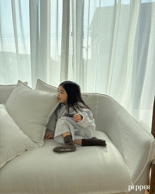 [pepper]stripe shirt