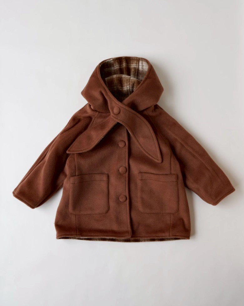 リバーシブルボウタイコート