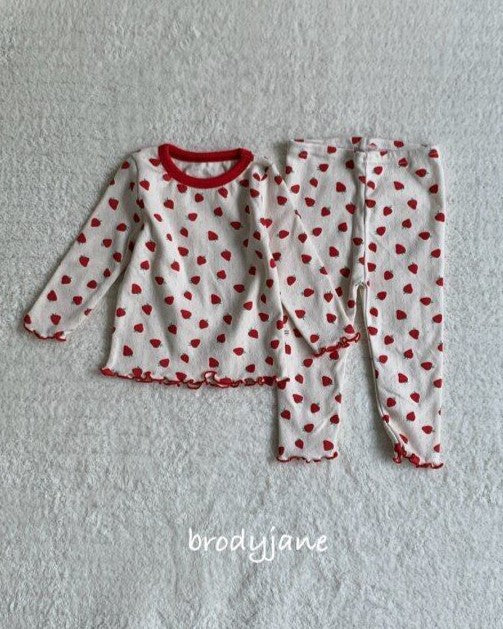 [brodyjane]アイレットイチゴL/Sセットアップ.