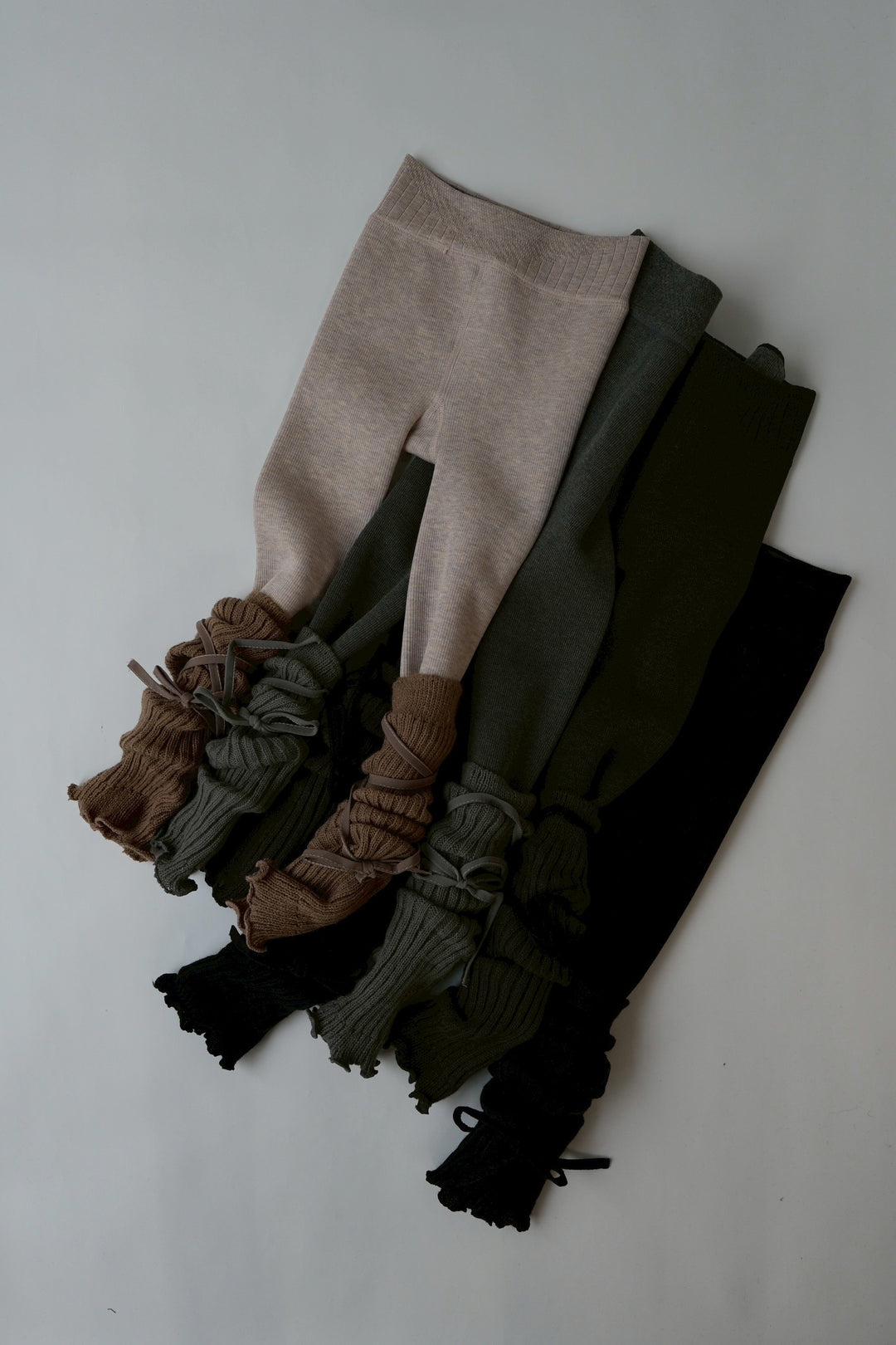 レッグウォーマー付裏起毛レギンス