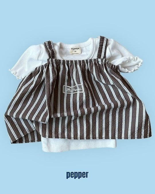 [pepper]coconut elastic waist blouse