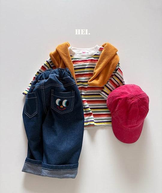 [Hei]カックンデニムPT