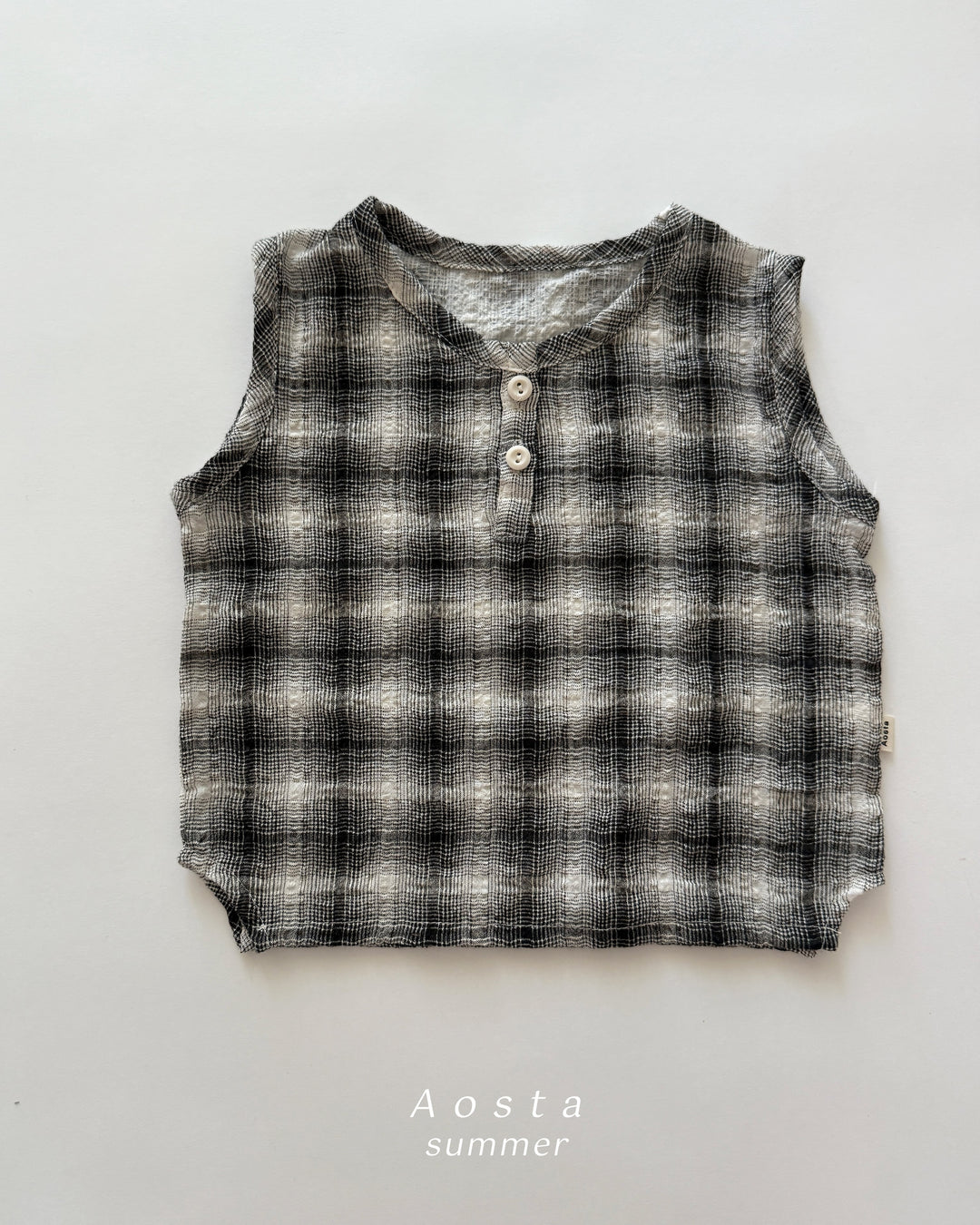 [aosta]check shirt