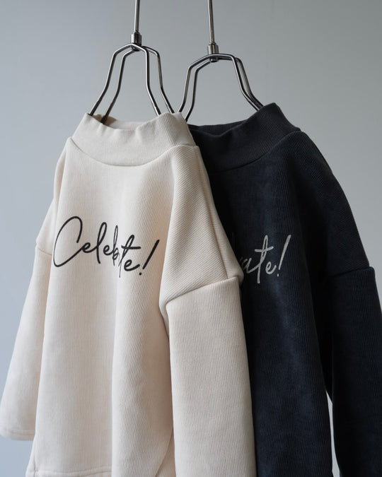 [nunu biel]plum裏起毛カットソー