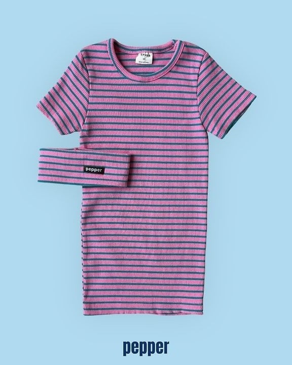[pepper]pippi striped one-piece