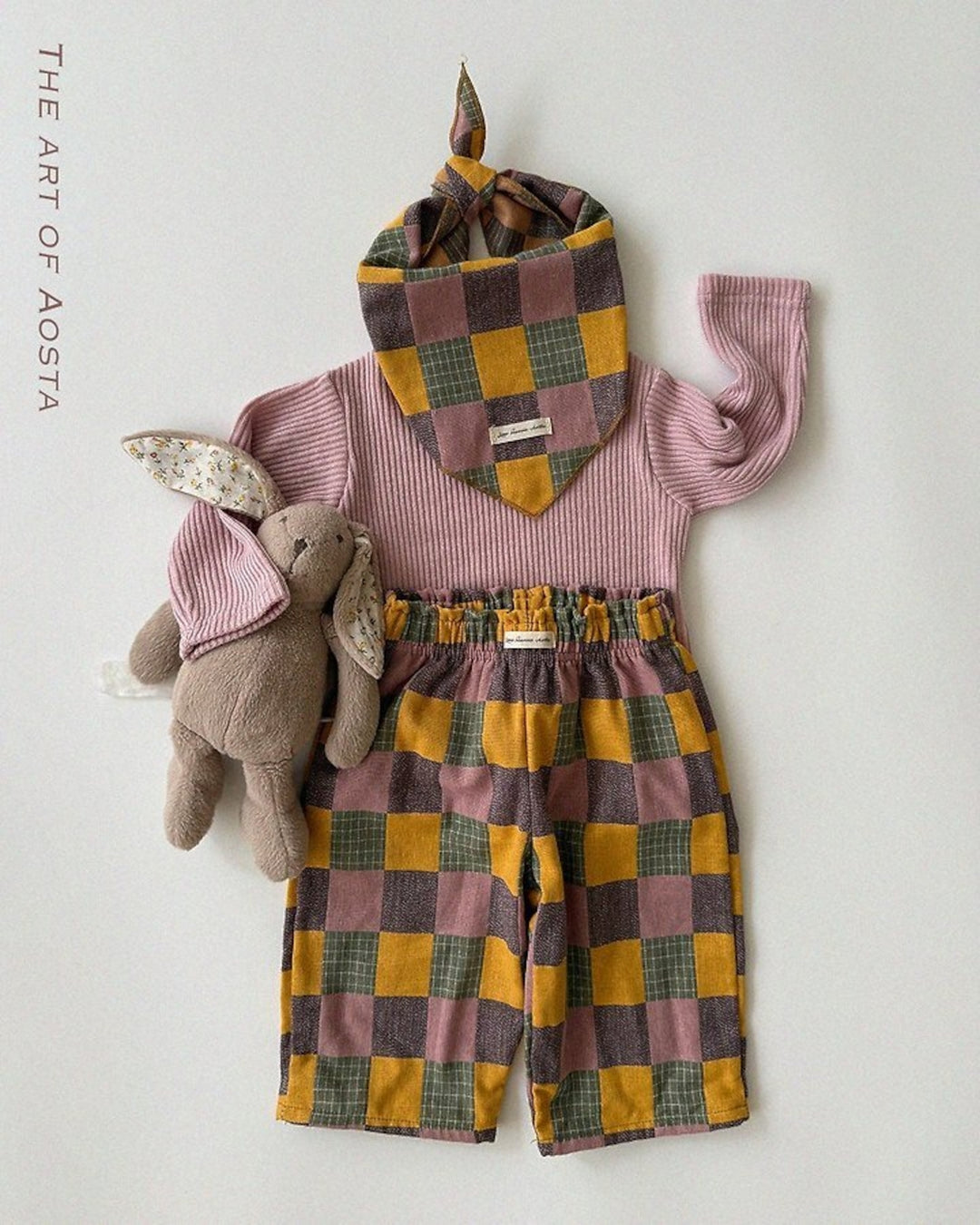 [AOSTA]Patchwork Scarf