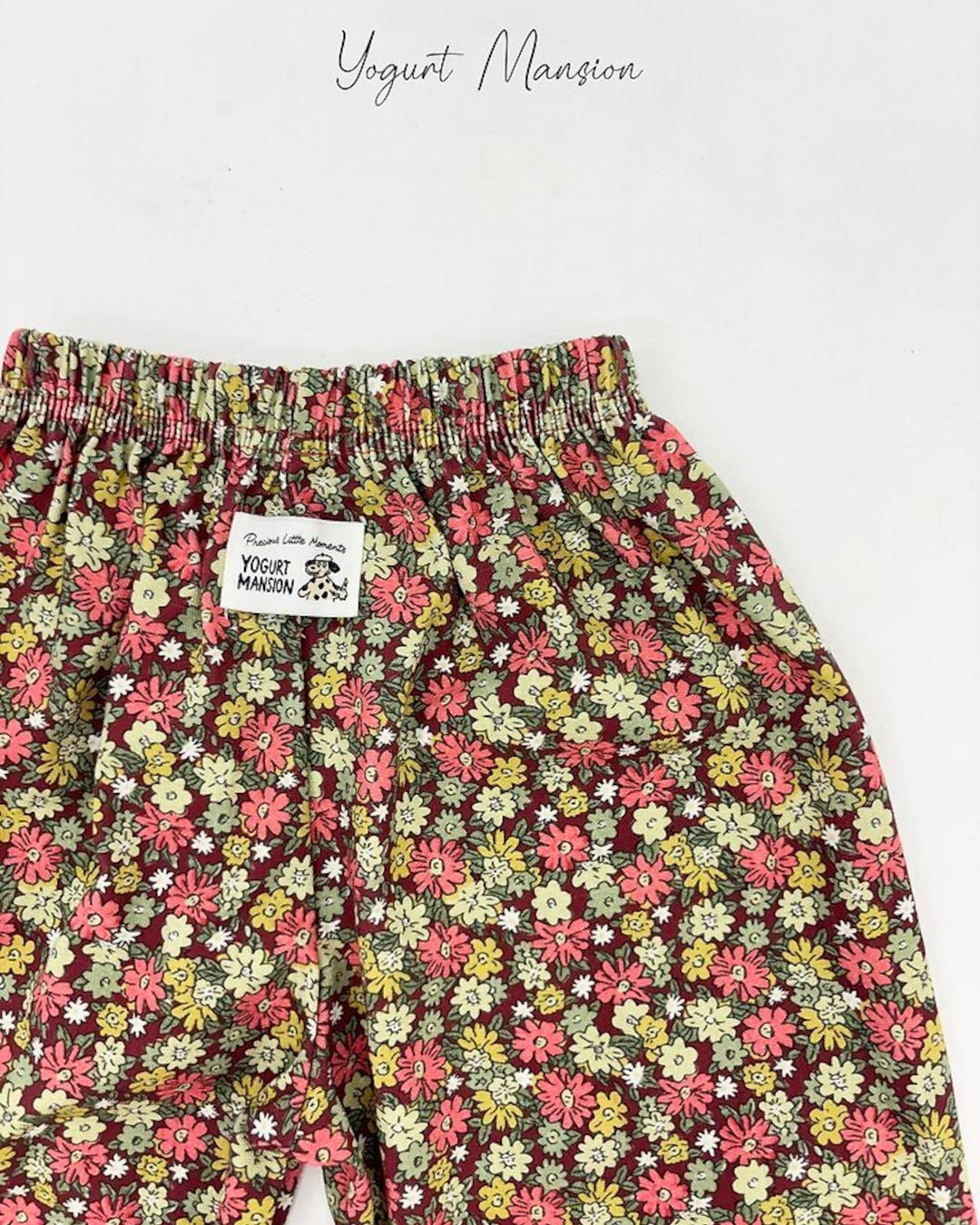[yogurt mansion]flower pants