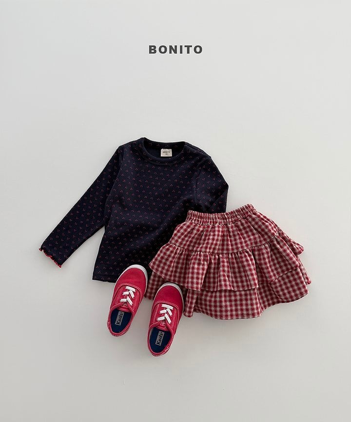 [BONITO]チェックインナーパンツスカート