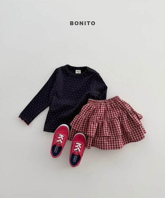 [BONITO]チェックインナーパンツスカート
