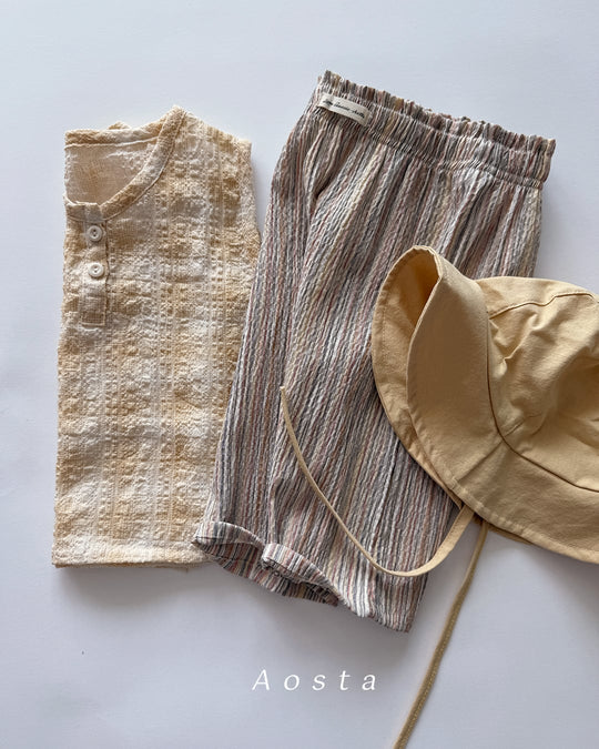 [aosta]cool linen pants