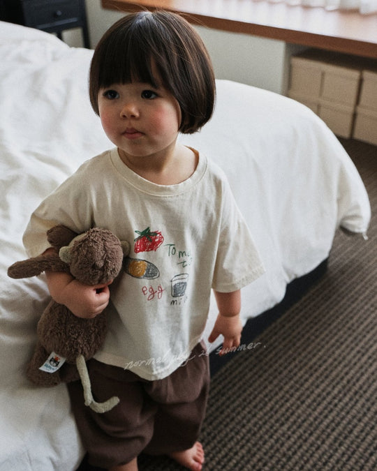 [NORMAL PLAY]egg short sleeve T