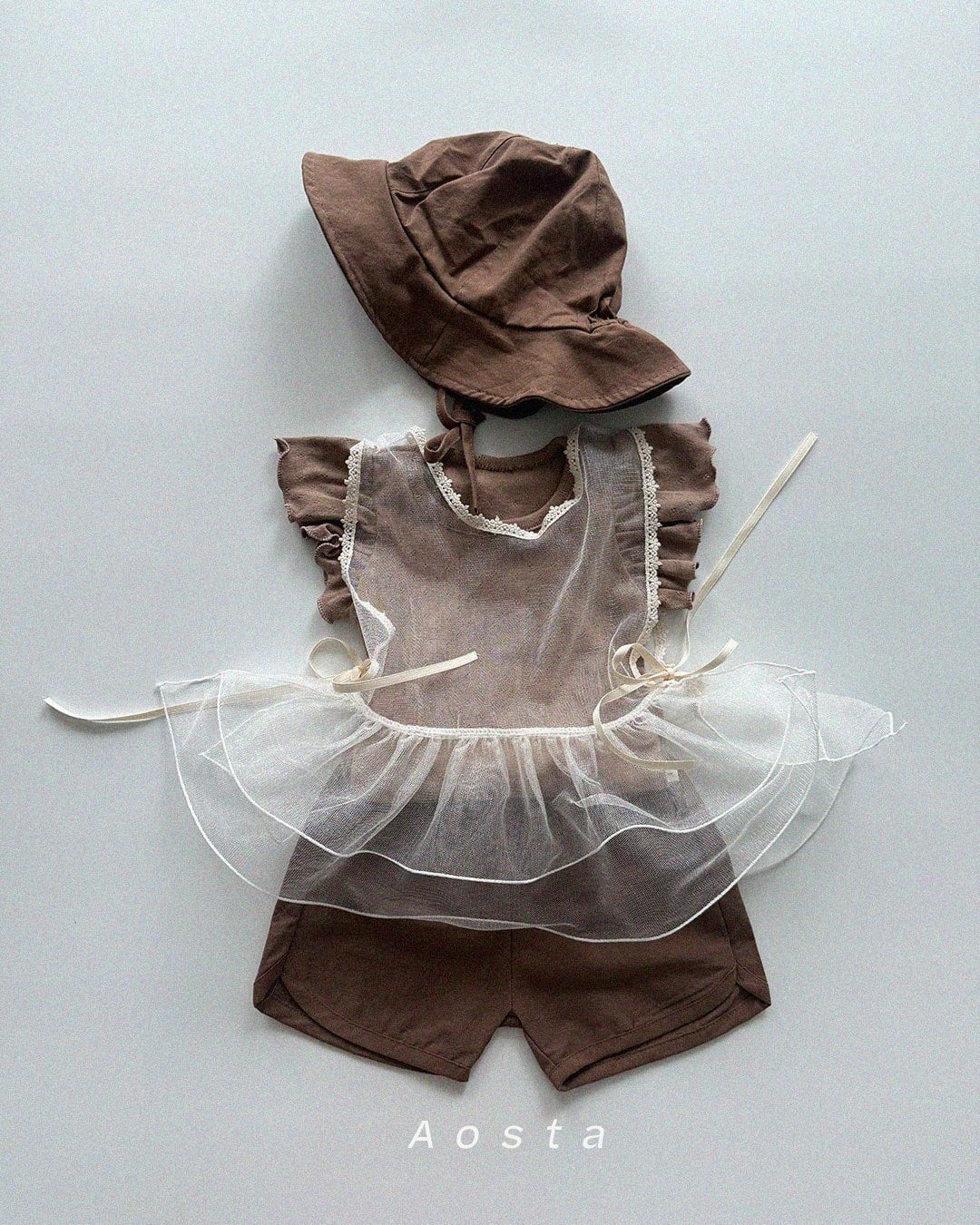 [aosta]lace simple vest