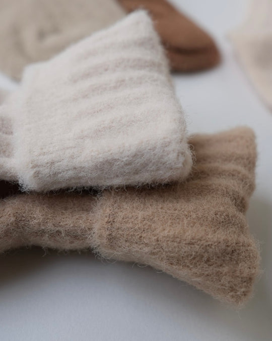 ふわもちベビーソックス2足セット