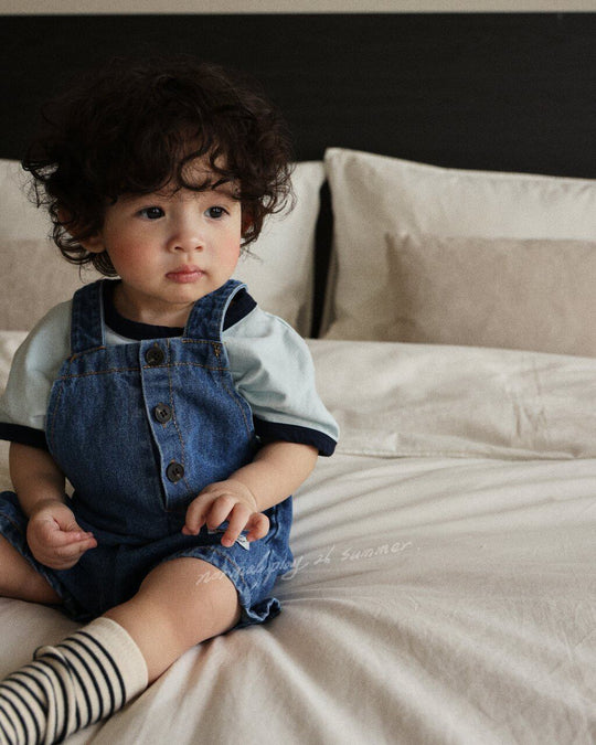 [NORMAL PLAY]papi denim overalls