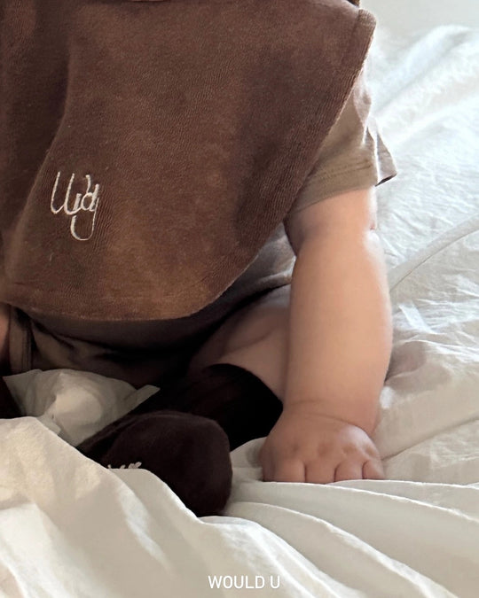 [would U]cloud terry bibs"16色"