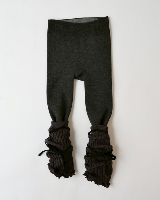 レッグウォーマー付裏起毛レギンス