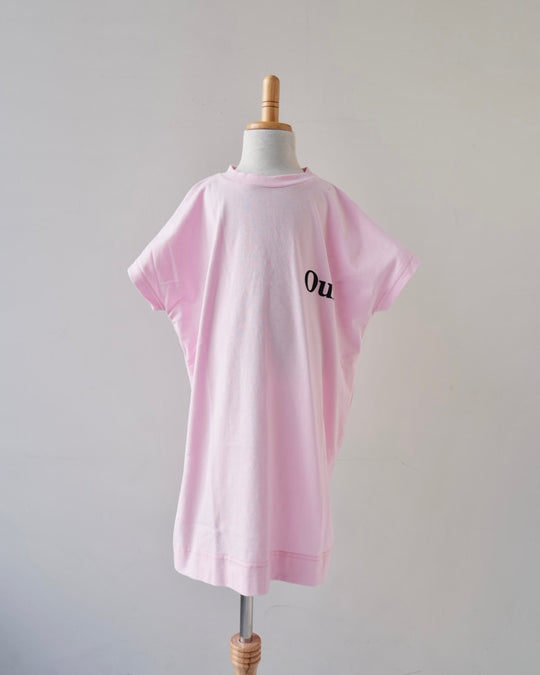 ouiバックフリルTシャツワンピース