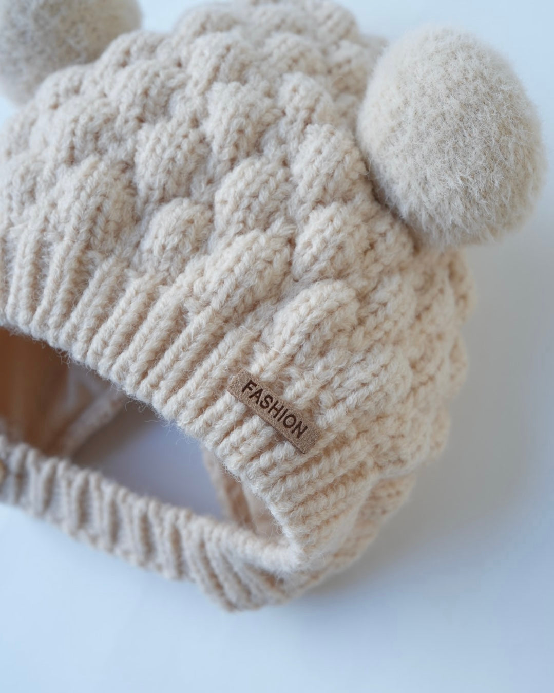 バブルニットくまさんボンネ