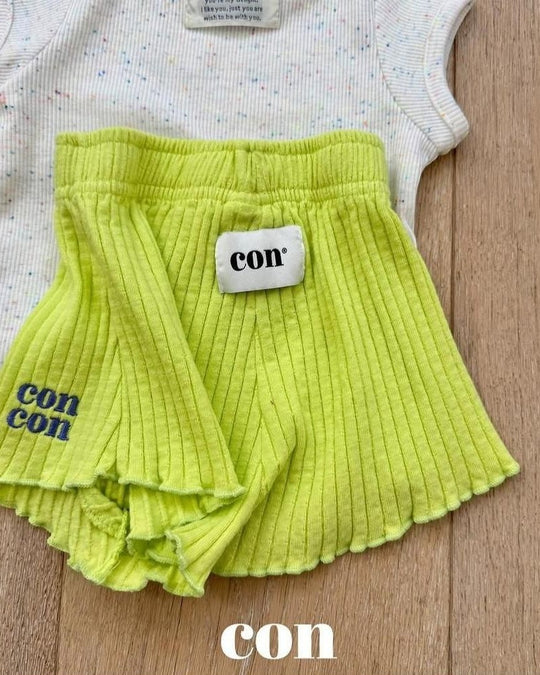 [con]ワンピックリブパンツ