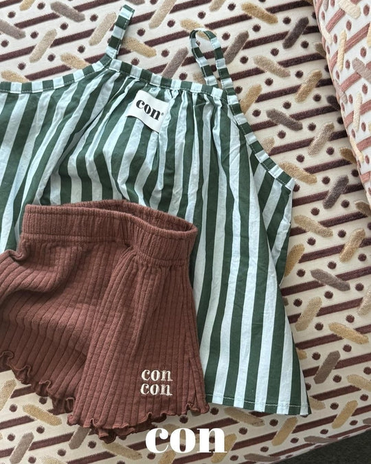 [con]ワンピックリブパンツ