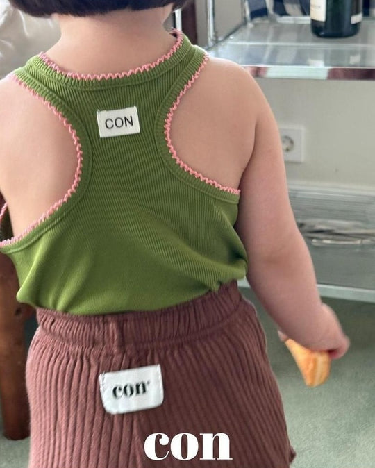 [con]ワンピックリブパンツ