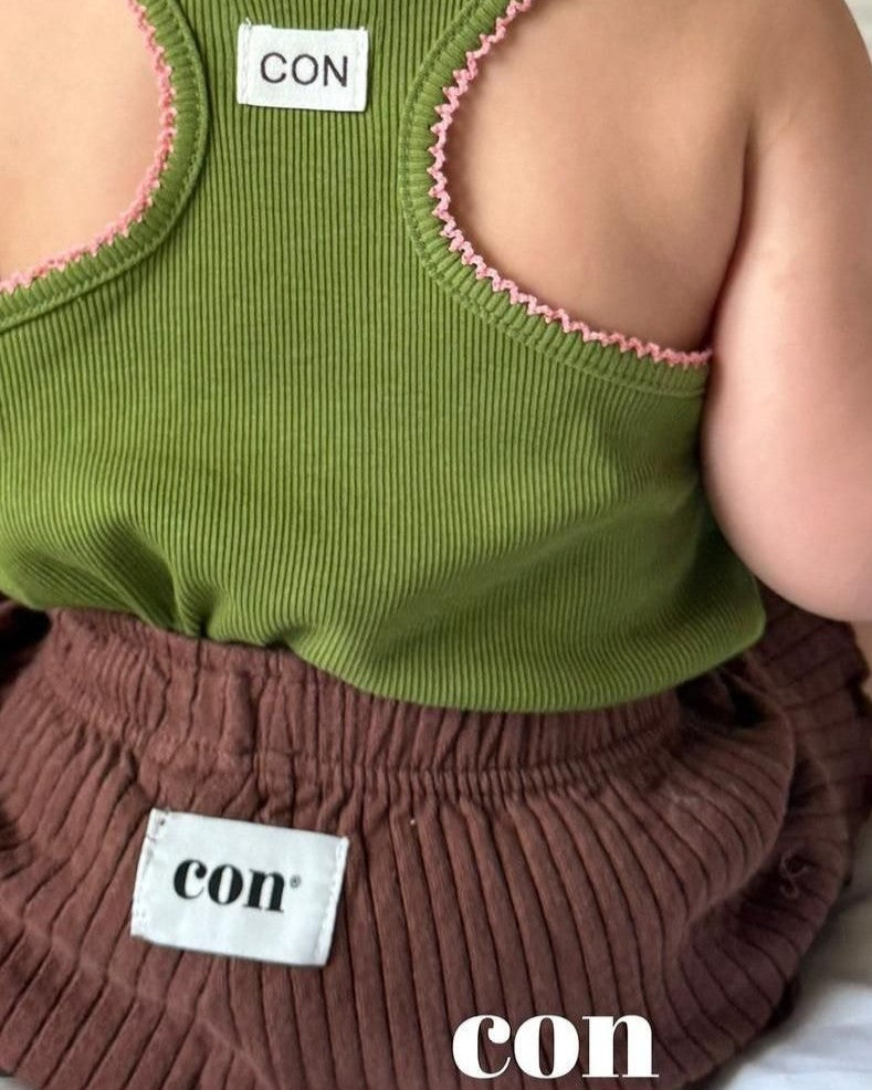 [con]ピンコットタンクトップ