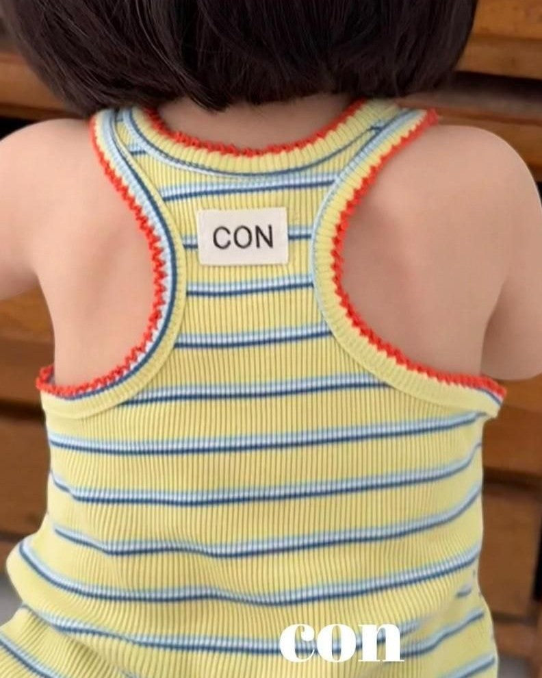 [con]ピンコットタンクトップ