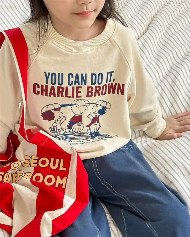 CHARLIEラグランスウェット