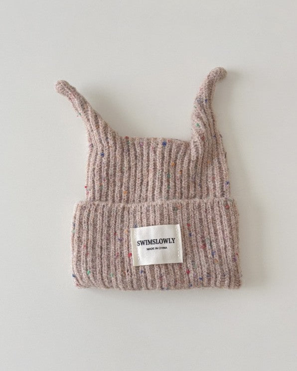 カラーネップミミビーニー